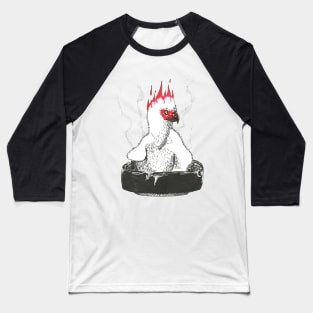 Phoenix Reborn in an Ashtray Baseball T-Shirt